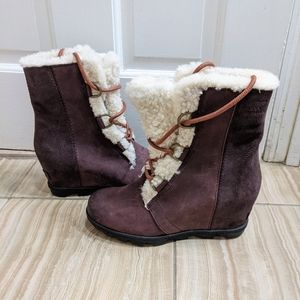Sorel Joan of Arctic Wedge Shearling Boot